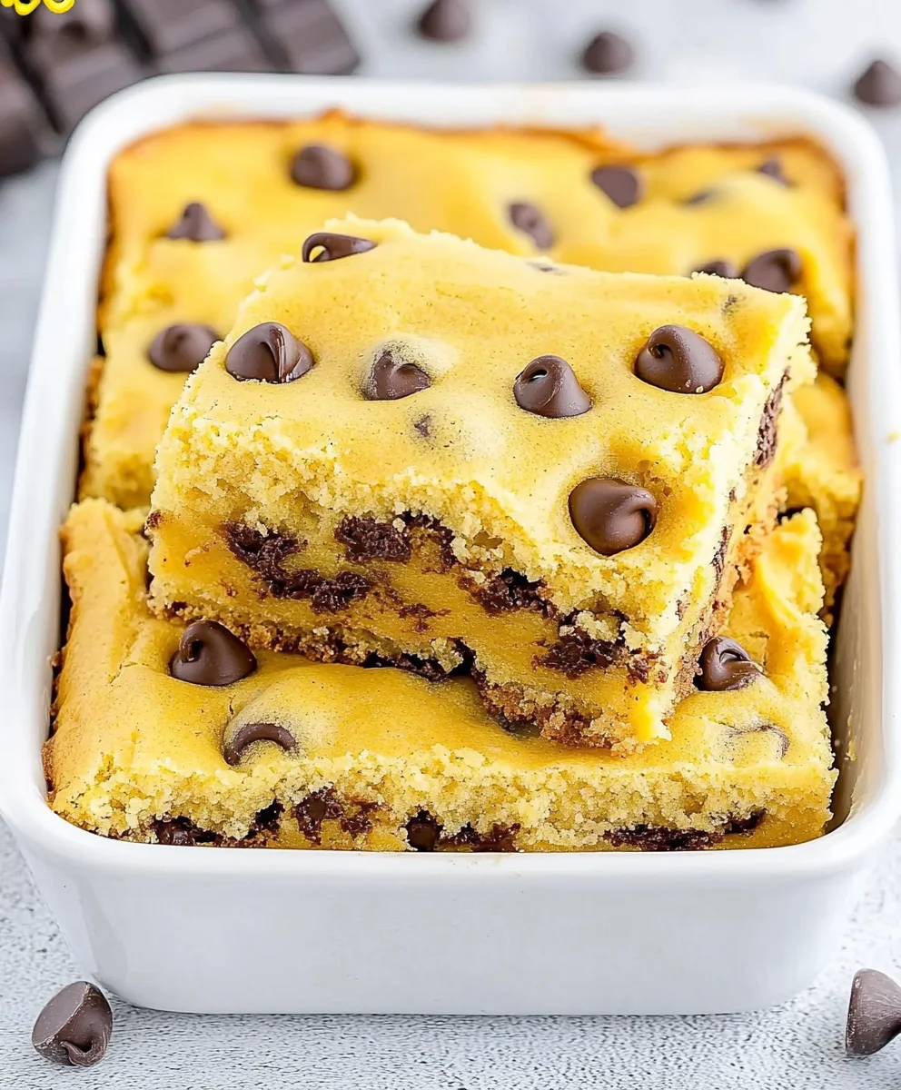 Lazy Chocolate Chip Cookie Bars
