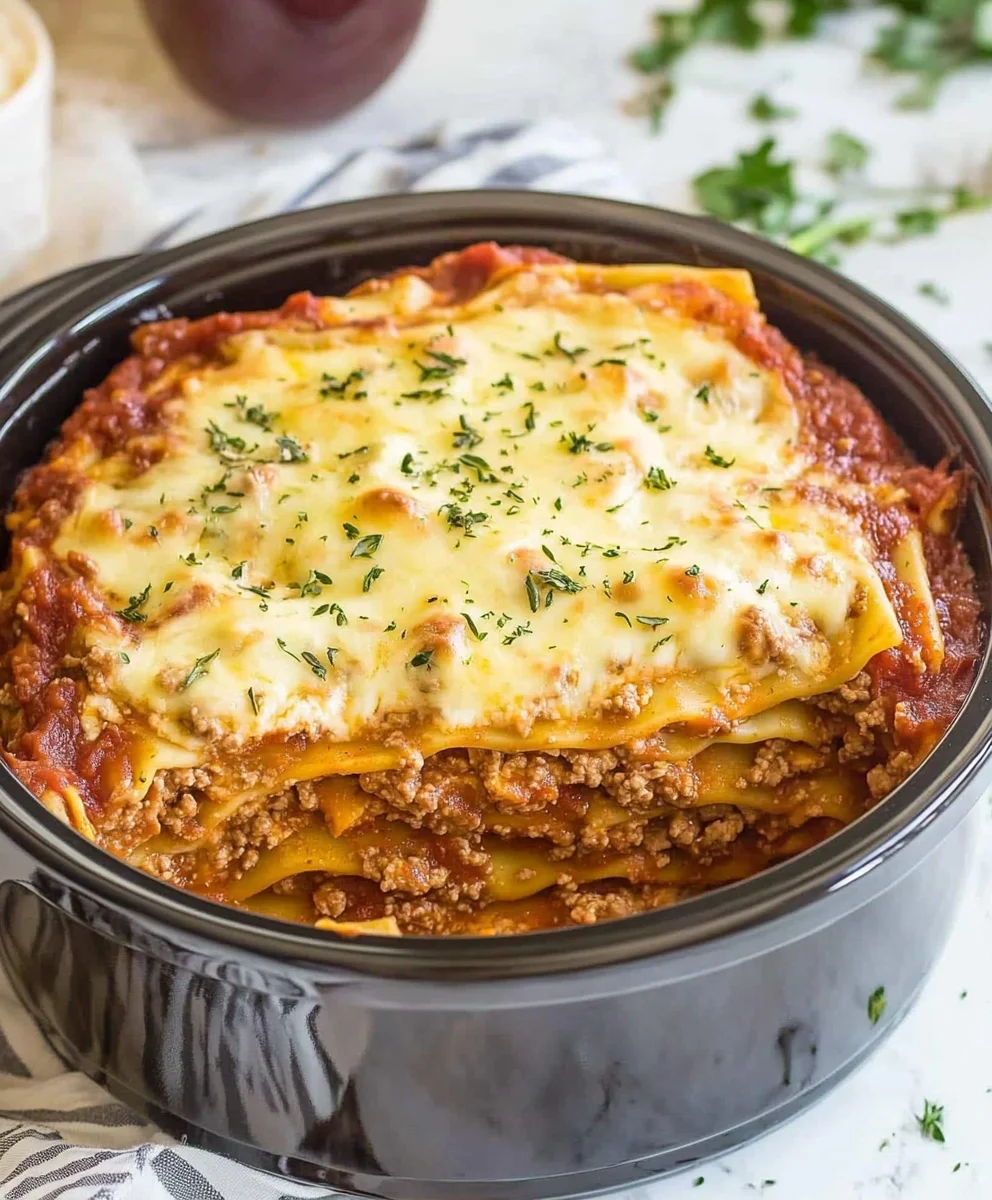 Crockpot Lasagna