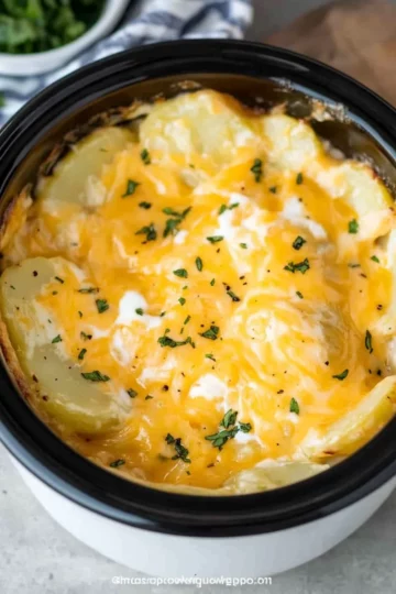 Crock Pot Scalloped Potatoes
