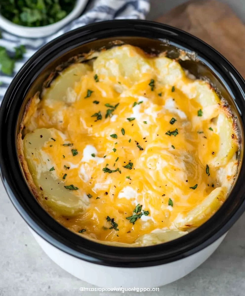 Crock Pot Scalloped Potatoes
