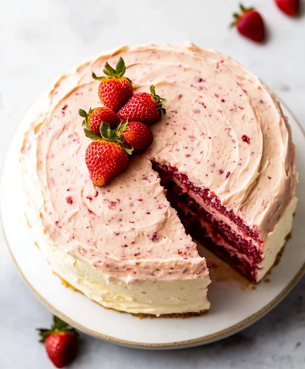 Homemade Strawberry Cake